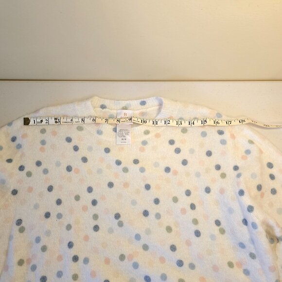 Betta Mohair Alpaca Blend Sweater Womens Plus Size 1X Blue Made In Italy - Picture 3 of 6